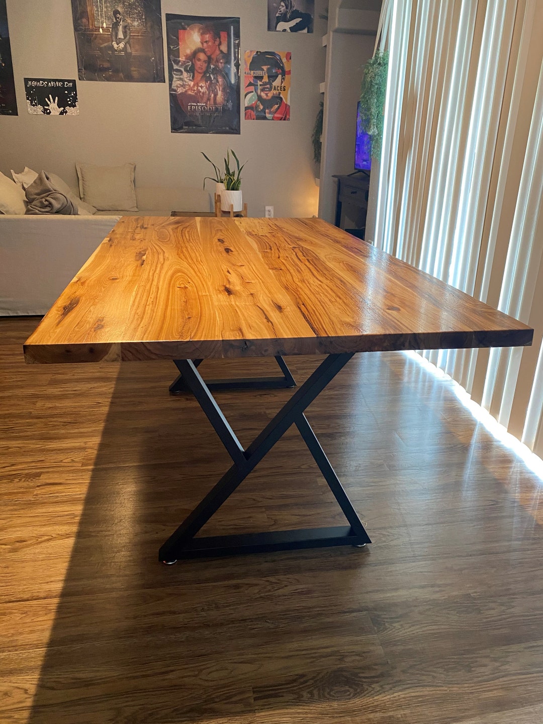 Hickory Dining Table Etsy
