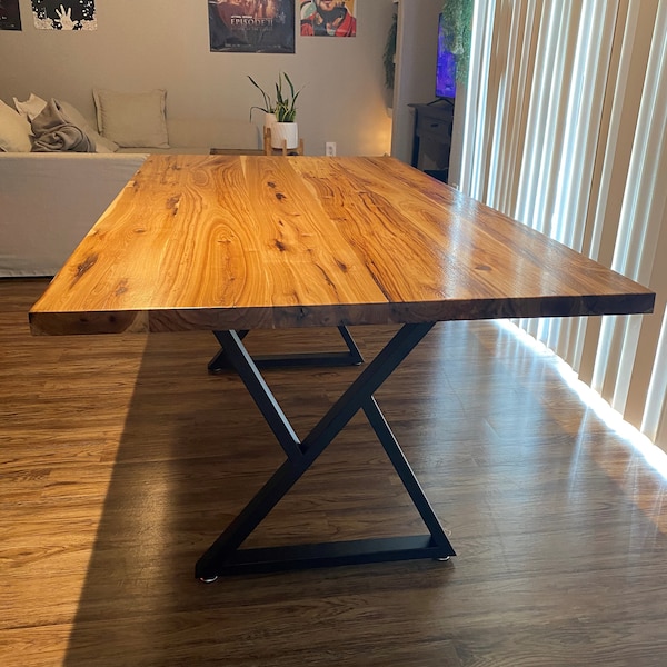 Hickory Dining Table Etsy