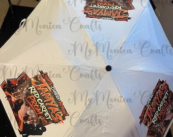 Umbrella 3 Panel Personalized. Custom Name Umbrella; Logo Umbrella; Unique gift for him or her