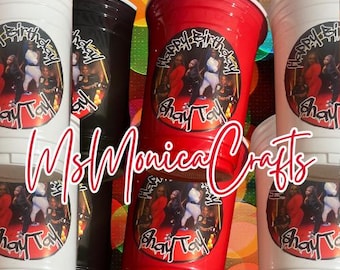 Personalized 16 fl. oz Party Cups - Customizable for Any Occasion; Custom Plastic Party Cups; Personalized Birthday Cups. NOT SYROFOAM CUPS!