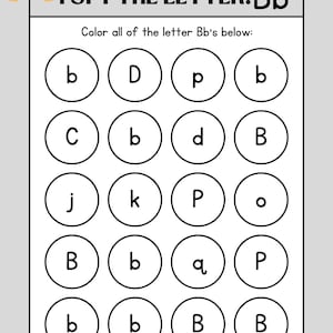 Kindergarten I Spy Worksheet; Preschool Educational Worksheets ...