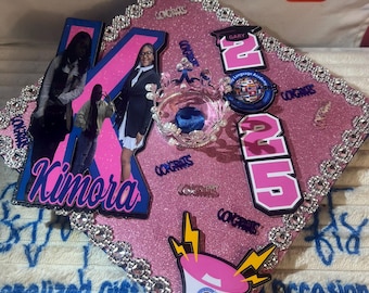 Adorno personalizado para birrete de graduación / Decoración personalizada para birrete de graduación / Recuerdo de la promoción de 2026 / Regalo de graduación de la universidad o la escuela secundaria