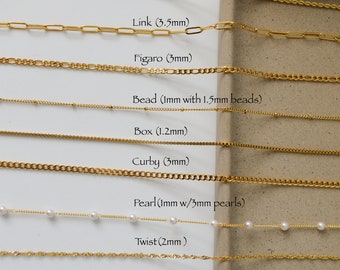 Gold Filled Chain Bracelets Waterproof Non Tarnish Shower Ready Chain Bracelet Daily Wear Jewelry Personalized Minimalist Handmade Best Gift