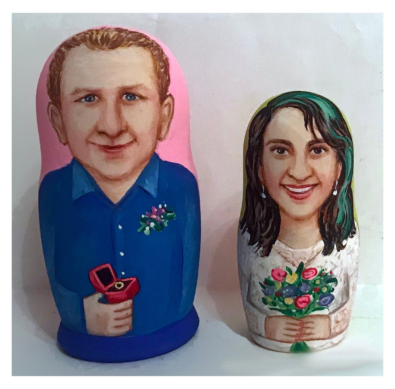 Personalized nesting best sale dolls