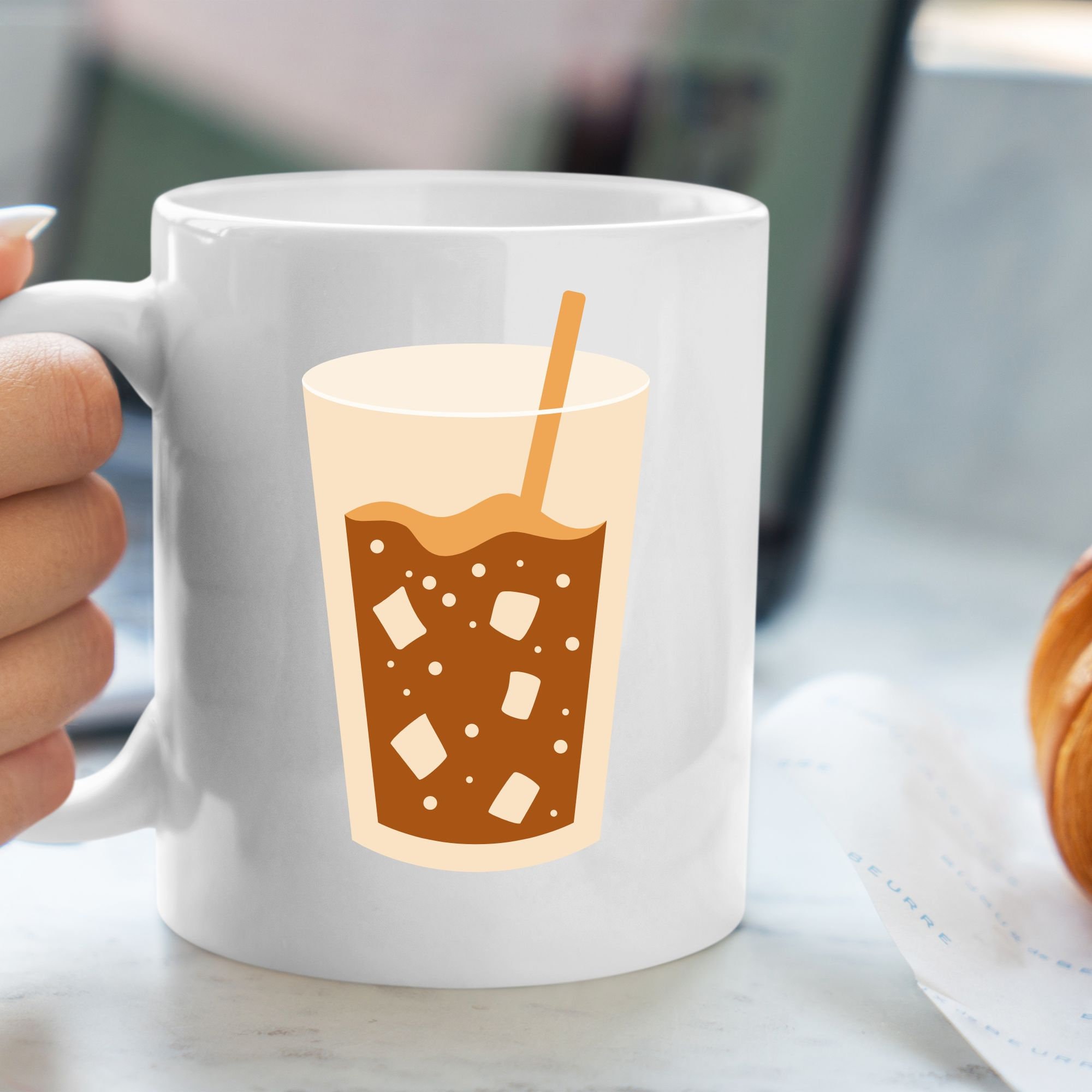 Iced Coffee Svg Coffee Cup Svg Ice Coffee Glass Coffee Bar - Etsy