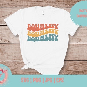Equality SVG, Women&#39;s Rights SVG, Feminist SVG, Reproductive Rights, Pro Choice T-Shirt Design