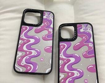 Cute wavy phone case iPhone 15 case iPhone 14 Pro Max iPhone 12 case iPhone 11 Case iPhone 13 case iPhone XR Case iPhone 14 Pro Case SE2020