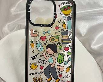 Camping Fitness Girl Handyhülle iPhone 15 14 13 12 Pro Max 14 Plus iPhone 12 Mini Hülle iPhone XS Max Hülle iPhone XR 15 Plus iPhone 11 Hülle