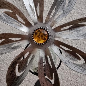 Solar Lamp Garden Wind Chime Lighting Outdoor Rust Look Decoration Metal Conservatory Outdoor Lighting Solar