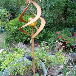 Solar Lamp Garden Wind Chime Lighting Outdoor Rust Look Decoration Metal Conservatory Outdoor Lighting Solar