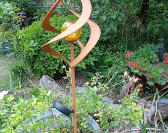 Solar lamp garden wind chime lighting outdoor rust look decoration metal conservatory outdoor lighting solar