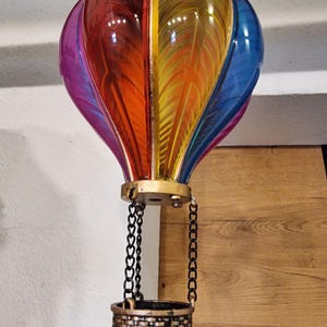 Solar Lamp Balloon with Fire Effect