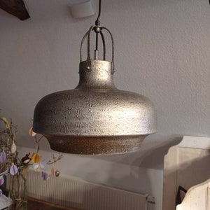 Hanging lamp industrial vintage loft metal rustic pendant lamp silver dome light