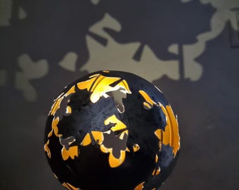 Solar garden lamp sphere decoration