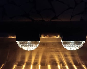 Solar garden lights, set of 2 with RGB