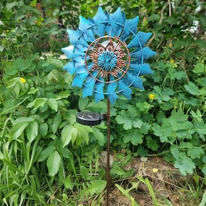 Solar lamp garden wind chime windmill lighting outdoor decoration metal winter garden outdoor lighting solar