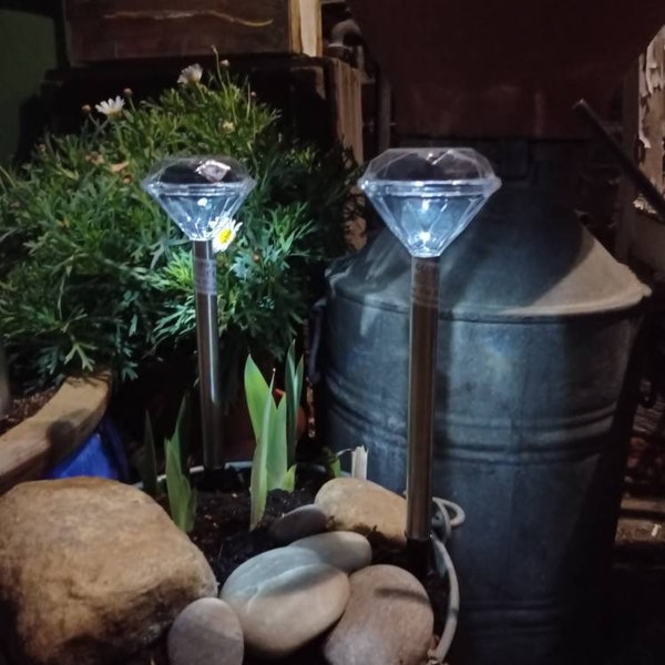 Solar lamp set diamonds