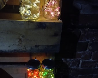 Solarbeleutet Gläser Lichterkette Outdoor Deko Gartendeko Bastellmaterialn Außenbeleuchtung Haus und Wohndeko Wintergartendeko Beleuchtung