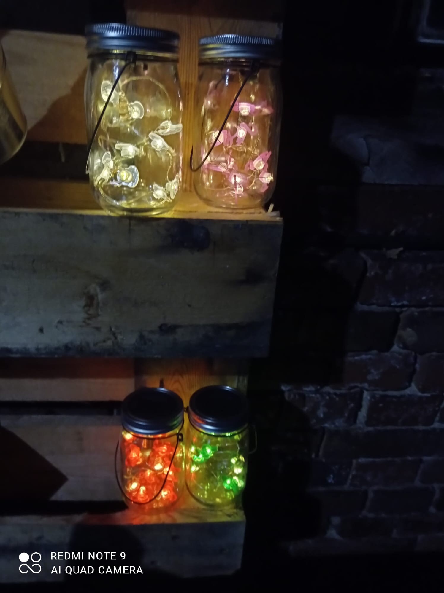 Verres à éclairage solaire Guirlandes lumineuses Décoration extérieure Décoration de jardin Matériaux d'artisanat Éclairage extérieur Décoration de ma