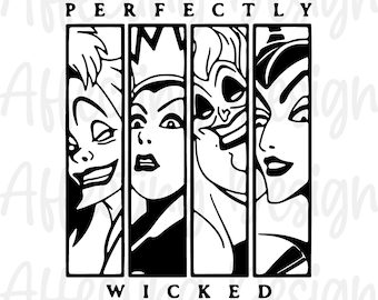 perfectly wicked svg, witches svg, instant download, svg files for cricut, svg for shirts, png, svg, dxf