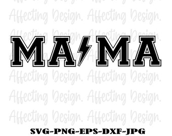 Acdc Mom Svg - Etsy