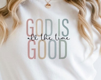 God is altijd goed PNG-sublimatie ontwerp downloaden, png voor christelijke vrouwen, boho christelijke png, bijbelvers png, Jezus sublimatie