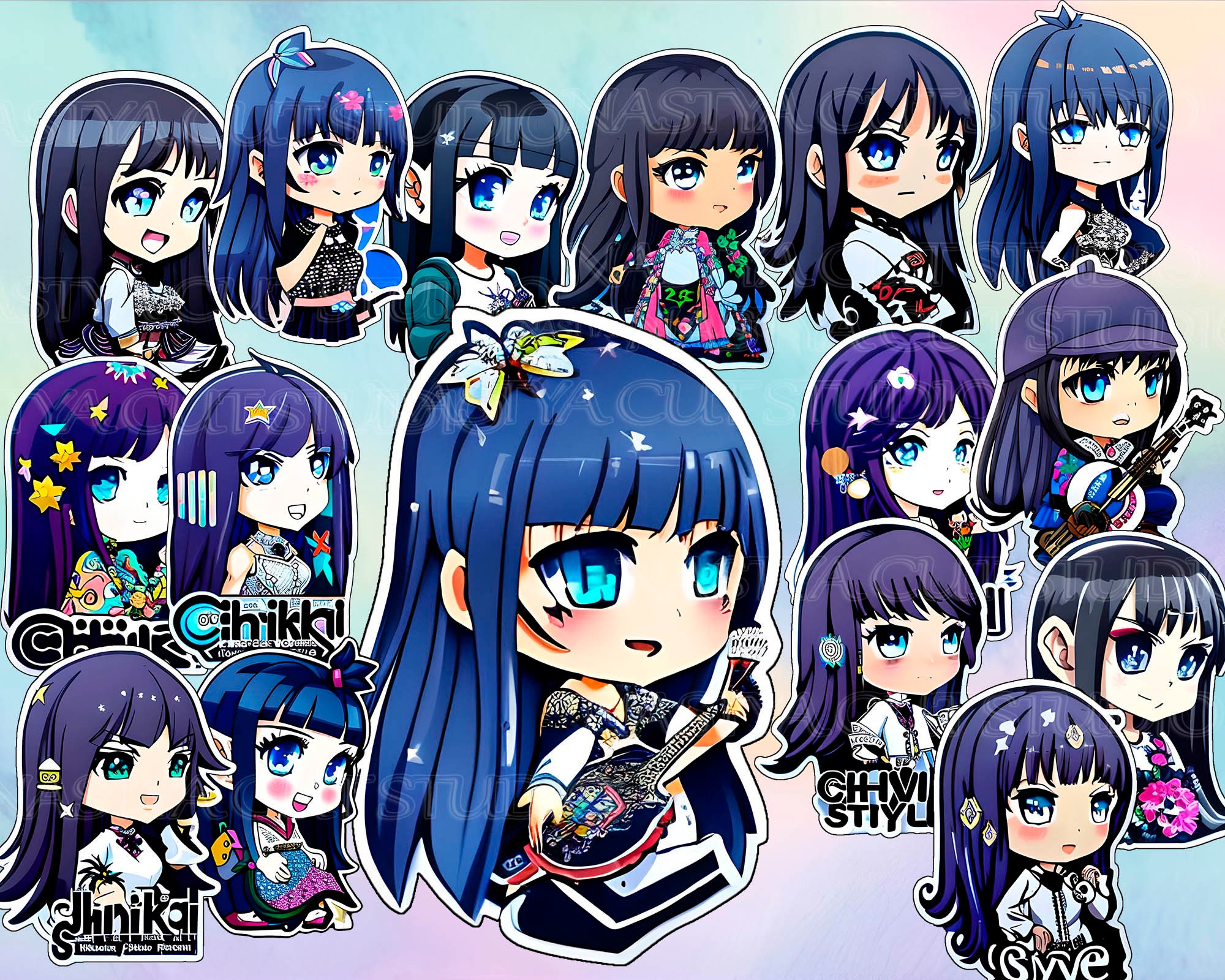 Sublimation File Pack of PNG Stickers Bundle Printable - Etsy