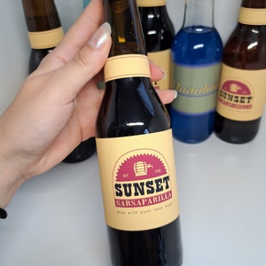 Sunset Sarsaparilla Label Quantum Cola Fallout for Fans Sticker Label ...