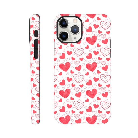 Compatible with iPhone 7 Plus iPhone 8 Plus Case Cute Heart Pattern Case  with Lu
