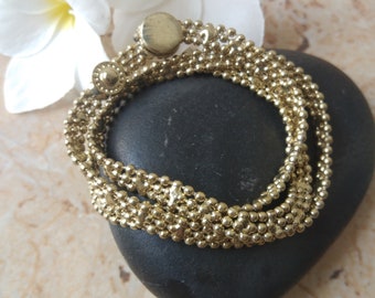 Chain Golden Handmade Bracelet / Exclusive Designer Brass Cuff Bracelet / Brass - Bangles & Bracelets / Designers Handmade Bracelet