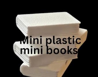 100 st 3D-utskrivna PLA-plast miniatyrboksämnen - vita | 1:12 och större