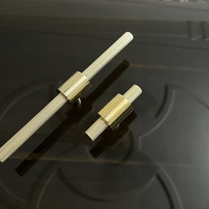 Solid Brass Door Handle: Modern Cabinet Drawer Pulls