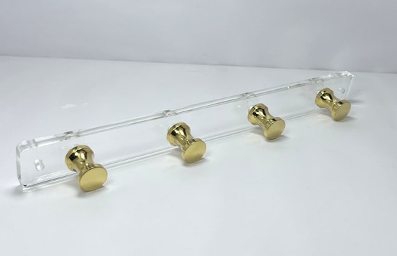 Lucite wall hooks deals