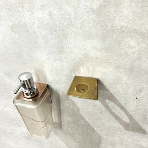 Brass Hand Soap Dispensers Wall Mounted For Kitchen, bathroom, Handmade Brass Soap Dispensers Wall Holder bathroom Fixture (Pack Of 2)