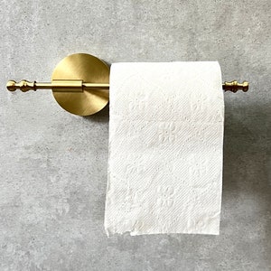 Suporte de papel higiênico de latão sólido artesanal design exclusivo suporte de papel moderno dispositivo elétrico do banheiro montagem na parede suporte de rolo de papel higiênico de latão