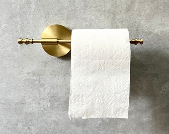 Solid Brass Toilet Paper Holder Handmade Unique Design paper Holder Modern Bathroom Fixture Wall Mount Brass Toilet Roll Holder