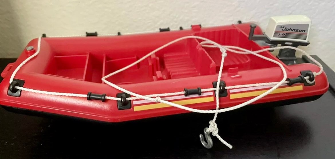 Retro 1993 Playmobil 9845 Feuerwehr Schlauchboot - Etsy.de