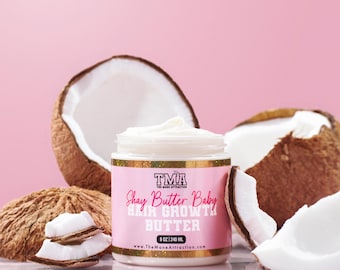 Manteca hidratante para el crecimiento del cabello Shay Butter Baby / Manteca para el crecimiento del cabello / Manteca de karité / Hidratante para el cabello