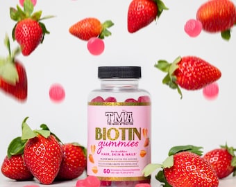 Biotin Hair Growth, Skin & Nail Gummies- 60ct