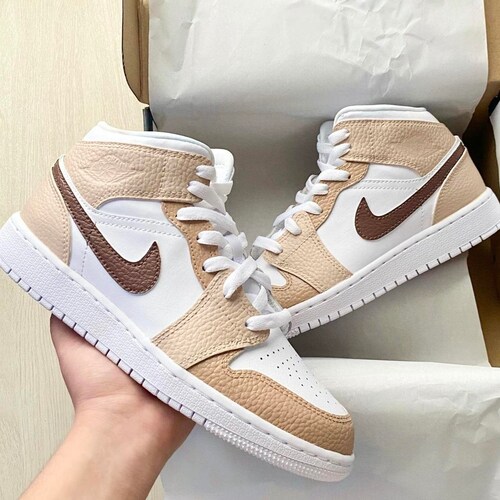 beige brown jordan 1