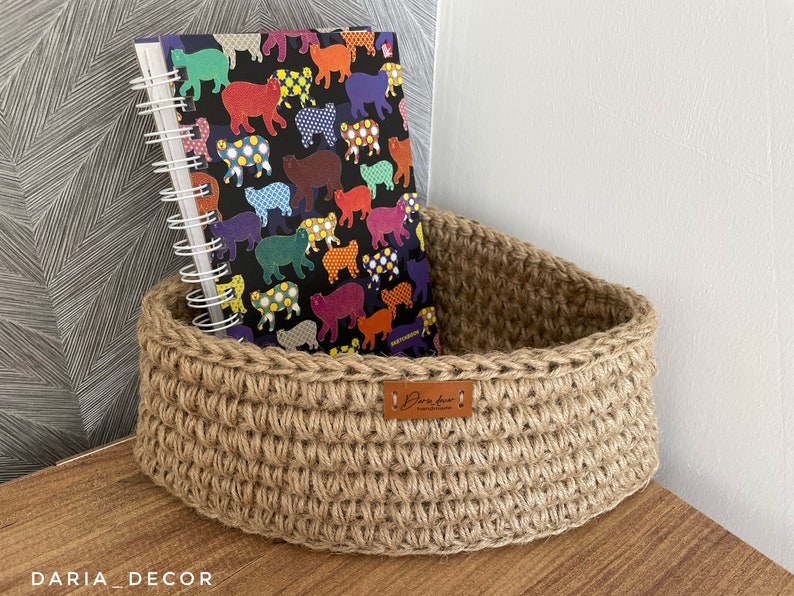 Natural Jute Triangle Storage Baskets Corner Shelf Basket Etsy