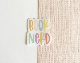Book Nerd Sticker | Bookish | Book Sticker | Vinyl Sticker | Die Cut Sticker