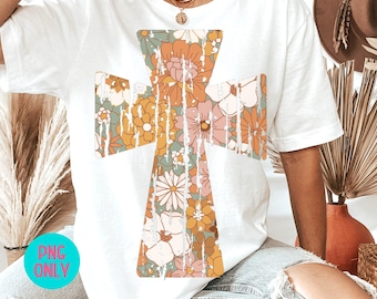 Distressed Cross PNG, Grunge Christian PNG for Sublimation, Religious Cross Clipart for Shirts and Mugs, Faith Digital Download