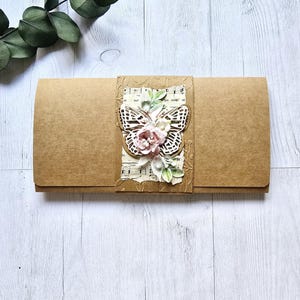 Geldgeschenkverpackung, Gutschein Verpackung, Umschlag für Geld, Gutschein, Hochzeit, Geburtstag, Eintrittskarten einpacken, Wunscherfüller