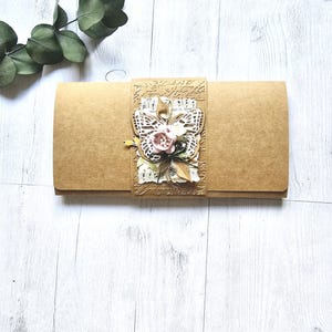 Geldgeschenkverpackung, Gutschein Verpackung, Umschlag für Geld, Gutschein, Hochzeit, Geburtstag, Eintrittskarten einpacken