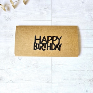 Geldgeschenk Verpackung zum Geburtstag, Gutscheinverpackung, Konzertkarten, Konzerttickets, Eintrittskarten verpacken