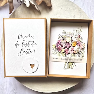 Muttertag Geschenk, Für Mama, Danke Mama, Karte Muttertag