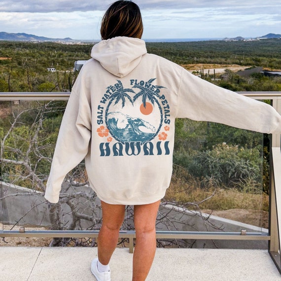 Cute Hawaii Sweatshirt for Summer Graphic Hoodies Preppy Shirt Aesthetic  Palm Tree Design on Back Vacation Sweatshirt Beachy - Etsy Israel