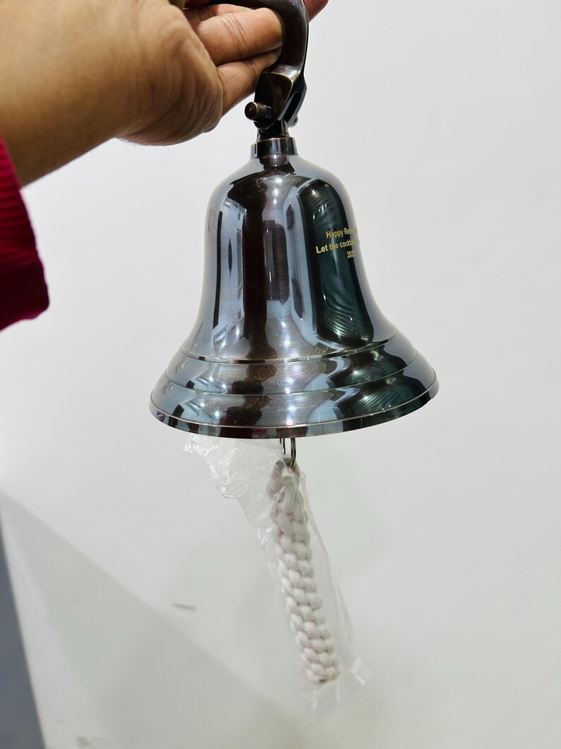 Personalized Bronze Bell –home & Outdoor Décor| Bell | Cancer Patient ...