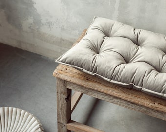 Bench cushion, Bench Pillow, Floor Sofa, Velvet floor cushion, Large floor cushion, Custom bench cushion, Floor seat cushion.